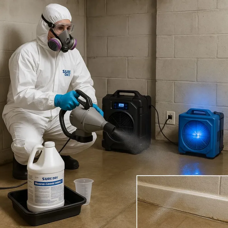 Sanitization and Odor Removal process in Shreve, OH